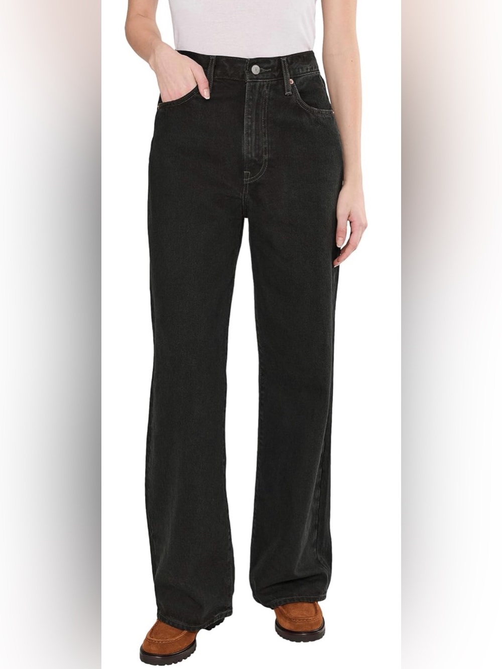 Levi's Ribcage Wide Leg Jeans in Rosie Posie - W31 x L32